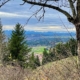 Blick vom Hohenpeißenberg in Richtung Alpen
